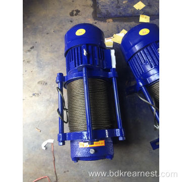 multi-function steel wire rope electric winch hoist